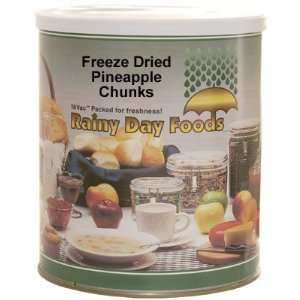 Freeze Dried Pineapple Chunks #10 can  Grocery & Gourmet 