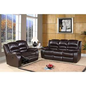  Abbyson Living Ashlyn Collection Reclining Sofa and 