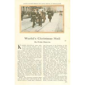   1906 Handling Christmas Mail America Germany Russia 