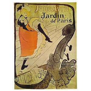  Jane Avril   Jardin De Paris By Henri De Toulouse Lautrec 