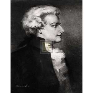   Mozart (B)   Artist Fr Hendrich Rumpf   Poster Size 20 X 26 inches