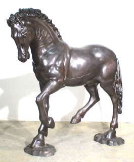 Cast Bronze Roman Horse Statue  