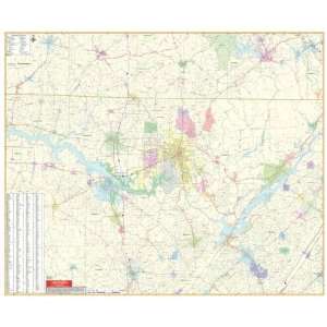  Universal Map 762545135 Huntsville AL & Vicinity Wall Map 