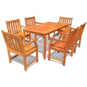  V98SET26 Balthazar Rectangular Table and Armchair Outdoor 