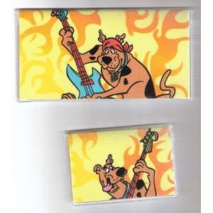   Debit Set Made with Scooby Doo Rocking Guitar Fabric 