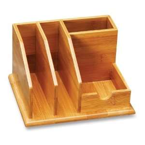  Lorell 96527 Desk Organizer, 8 3/4 in.x7 in.x5 in., Bamboo 