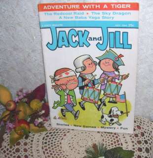 JACK AND JILL MAGAZINE JULY 1964 LEE DEGROOT COVER  