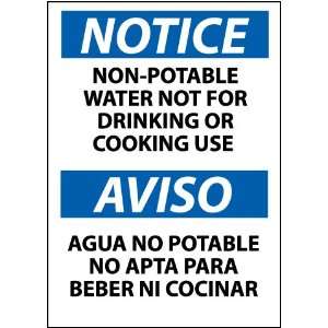  SIGNS NON POTABLE WATER NOT FOR