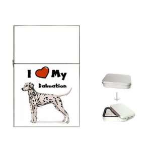  I Love My Dalmatian Flip Top Lighter Health & Personal 