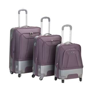 Rockland Rome Expandable Lightweight Spinner 3 Piece Luggage Set 