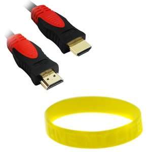   2160p Resolution (Black/Red) + Wristband for LCD PS3 XBOX Electronics