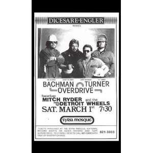  Bachman Turner Overdrive (Group) Music Poster Print   11 