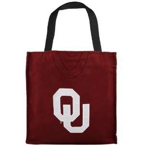  Oklahoma Sooners Crimson Jersey Tote Bag Sports 