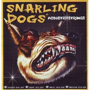  Snarling Dogs Acoustic Guitar Roundworms Phosphor Bronze 