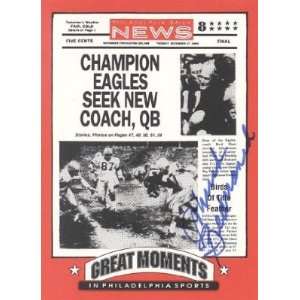  Chuck Bednarik Autographed Great Moments in Sports Card 
