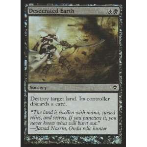  Desecrated Earth FOIL (Magic the Gathering  Zendikar #86 