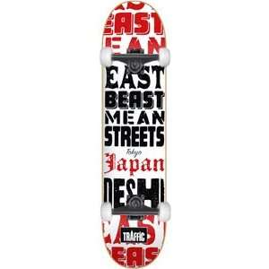  Traffic Deshi Eastbeast Complete Skateboard   8.0 w 