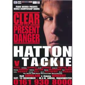  Ricky Hatton vs Ben Tackie Movie Poster (11 x 17 Inches 