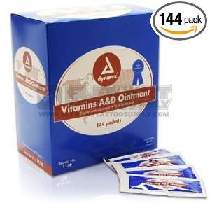 144 Pack A&D Ointment Element Tattoo After Care Medical 