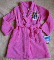 iCARLY Show Pink Plush Fleece Bath Robe Pajamas sz 10/12  