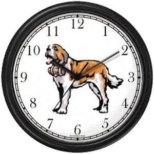  Saint Bernard Dog Wall Clock by WatchBuddy Timepieces 