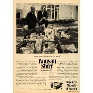   Mutuals of Wausau Adolf Bernstein   Original Print Ad