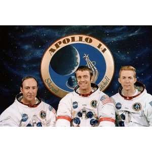  Apollo 14 Mitchell, Shepard & Roosa 8x12 Silver Halide 