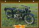 HENDERSON K DE LUXE 1924 Big Motorcycle PHOTO card