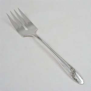  Queen Bess II by Tudor Plate, Silverplate Cold Meat Fork 