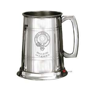  Macleod Of Lewes Clan Crest Tankard 1 Pint Pewter Patio 