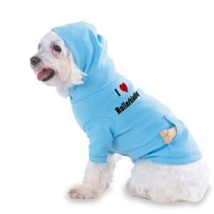 Love/Heart Rollerblading Hooded (Hoody) T Shirt with pocket for your 