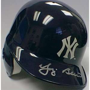  Yogi Berra autographed New York Yankees mini baseball 