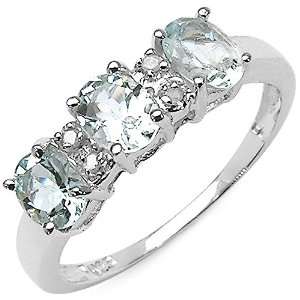   02 ct. t.w. Genuine Diamond Accents Sterling Silver Ring Jewelry