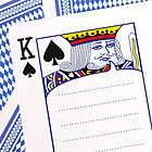 Memo Pad Ding Dong Playing Card Memo Blue