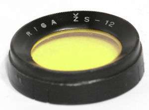 YELLOW 12 FILTER D36mm for Leica FED RIGA  