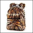 tiger rific tiger print plush backpack nib expedited shipping 