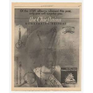  1976 The Chieftains Bonapartes Retreat Album Promo Print 