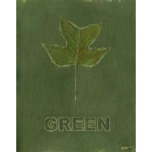  Going Green Leaf IV Canvas Reproduction