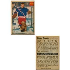  Johnny Bowers 1954 1955 Parkhurst Card (Rookie) Sports 