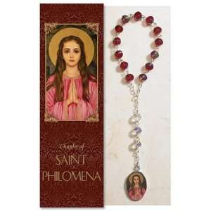  Saint Philomena Chaplet with Pamphlet (PS930)