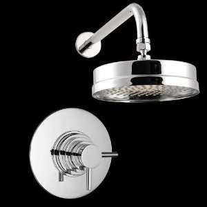 Concealed Thermostatic Dual Shower valve with Drench shower head