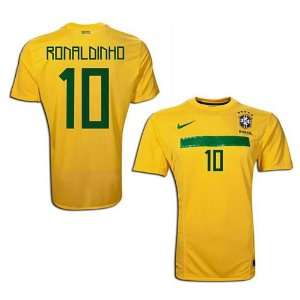  Nike Brazil home Ronaldinho jersey