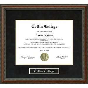Collin College Diploma Frame 