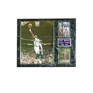 NBA Lakers Karl Malone # 32. Two Card Player Plaque  