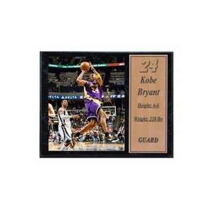  Kobe Bryant 2009 Photograph with Statistics Nested on a 12 