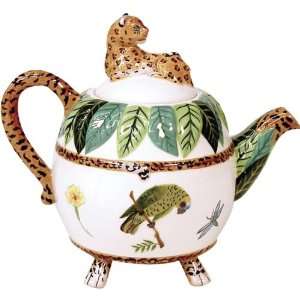  Jungle Jubilee Footed Teapot