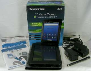 PANDIGITAL~7 MEDIA TABLET TOUCH SCREEN~POWERED BY ANDROID~IN BOX 