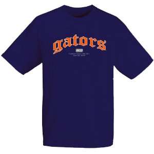  Florida Gators Navy Old English T shirt