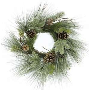  24 Mixed Pine Cone Long Needle Christmas Wreath