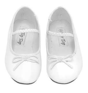 TODDLER BABY GIRLS DRESS SHOES Wedding Pageant WHITE  